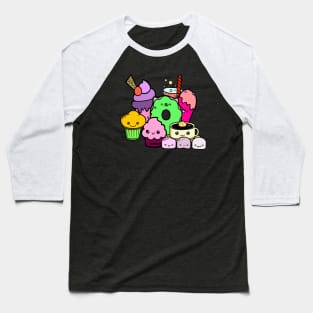 Foodies Friends Baseball T-Shirt